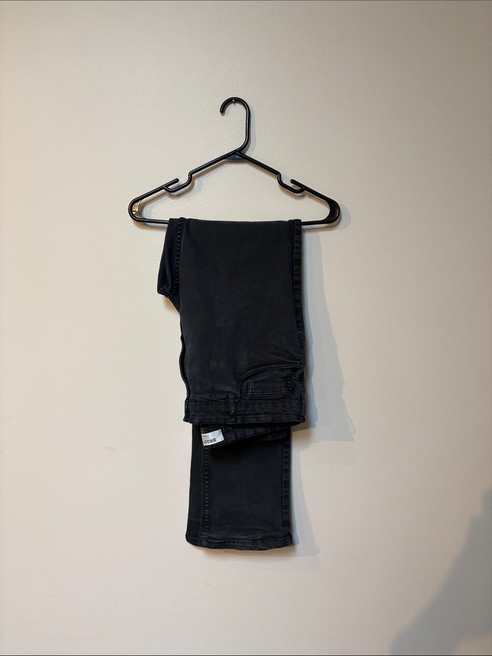Men's Slim Straight Black Jeans